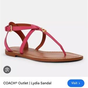 Coach Lydia Sandal Hyacinth Size 6